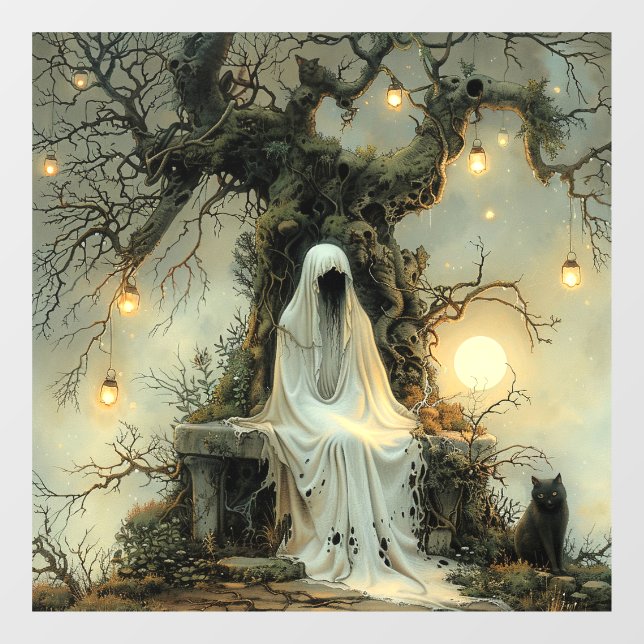 Lanterns of the Forgotten Grove Window Cling (Sheet)