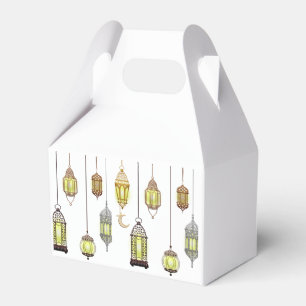Lanterns Ramadan Mubarak Oriental Arabian Muslim Favour Box