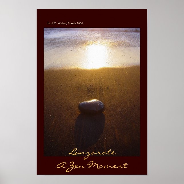 Lanzarote: A Zen Moment Poster (Front)