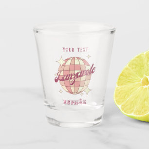 Lanzarote Spain España Retro Vintage Shot Glass