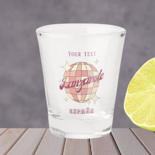 Lanzarote Spain España Retro Vintage Shot Glass