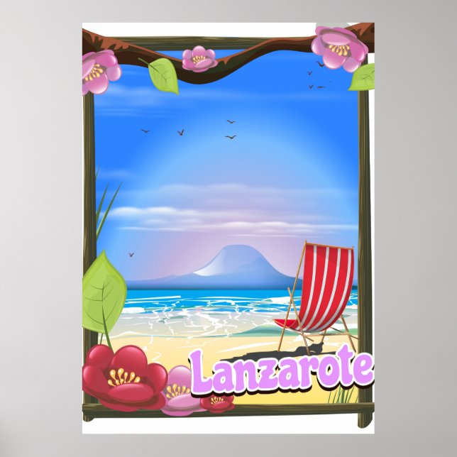 Lanzarote Travel poster (Front)