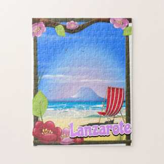 Lanzarote Travel poster Jigsaw Puzzle
