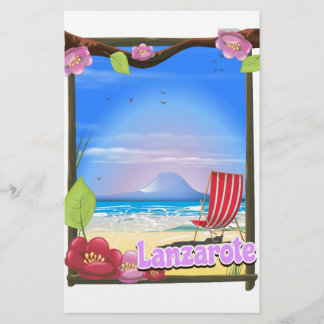 Lanzarote Travel poster Stationery