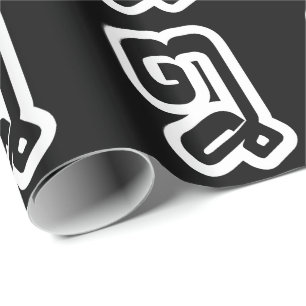 Lao / Laos Number Eight / 8 / ໘ (Bad/Paet) Laotian Wrapping Paper