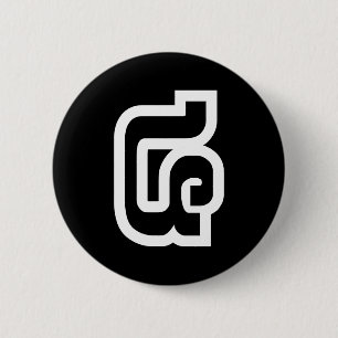 Lao / Laos Number Four / 4 / ໔ (See/Si) Laotian 6 Cm Round Badge