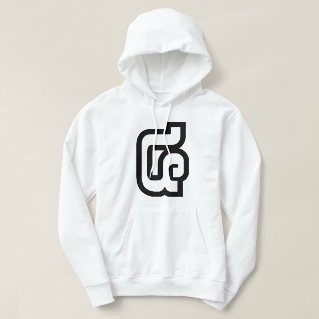 Lao / Laos Number Four / 4 / ໔ (See/Si) Laotian Hoodie (Design Front)