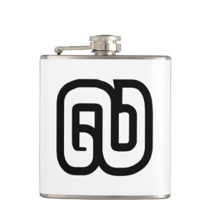 Lao / Laos Number Nine / 9 / ໙ (Kao/Gao) Laotian Hip Flask