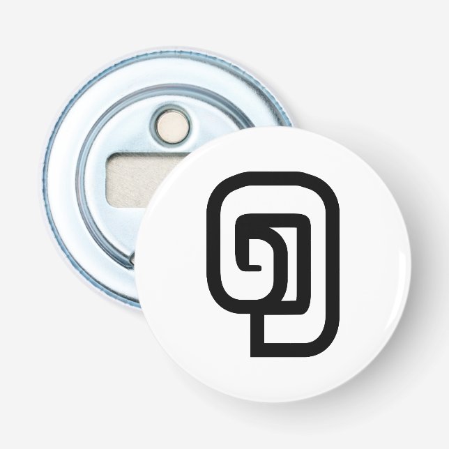 Lao / Laos Number One / 1 / ໑ (Nung/Nueng) Laotian Bottle Opener (Front)