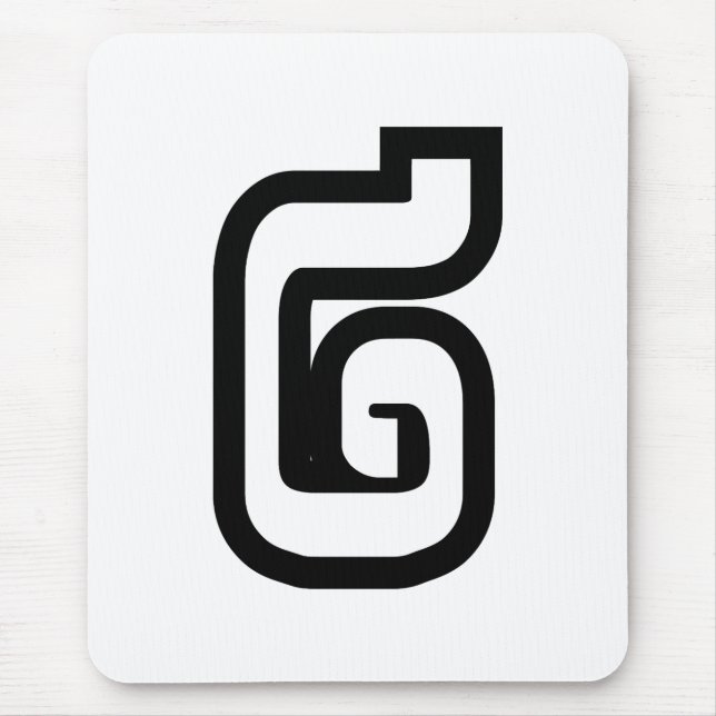 Lao / Laos Number Two / 2 / ໒ (Song) Laotian Mouse Mat (Front)