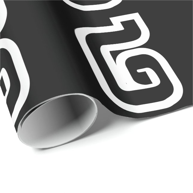 Lao / Laos Number Two / 2 / ໒ (Song) Laotian Wrapping Paper (Roll Corner)