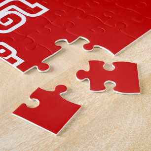 Lao / Laos Numbers Pyramid Laotian Language Script Jigsaw Puzzle