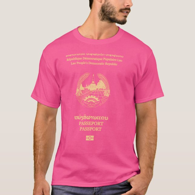 Lao Passport T-Shirt (Front)
