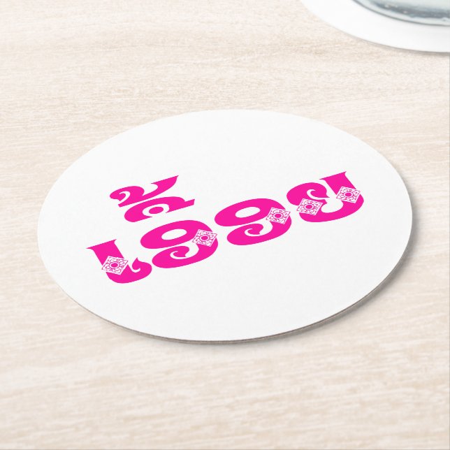 Lao Sister - ເອື້ອຍ  / Euony - Laotian / Laos Round Paper Coaster (Angled)