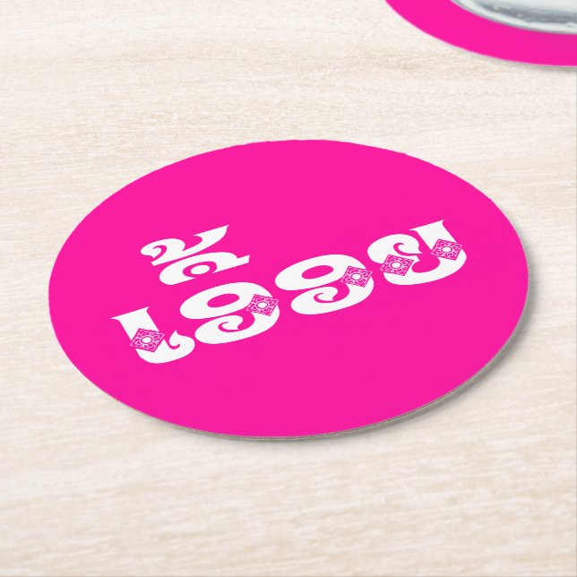 Lao Sister - ເອື້ອຍ  / Euony - Laotian / Laos Round Paper Coaster (Angled)