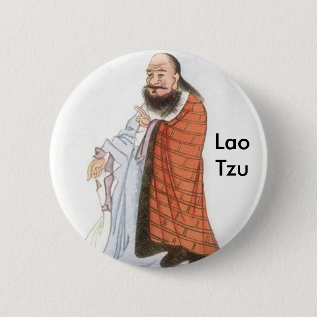 Lao Tzu 2 6 Cm Round Badge (Front)