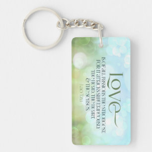 Lao Tzu Inspirational Quote "Love" Key Ring