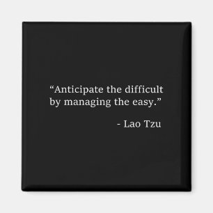 Lao Tzu Management Chinese Eastern Philosophy Wisd Magnet