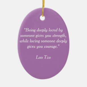 Lao Tzu plate Ceramic Tree Decoration