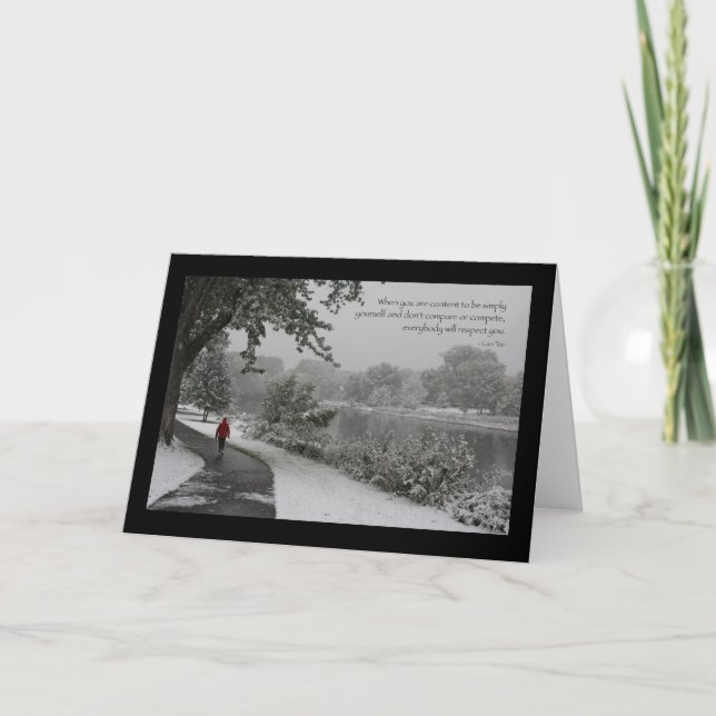 Lao Tzu Quote II Card (Front)