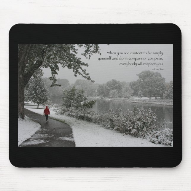 Lao Tzu Quote II Mouse Mat (Front)