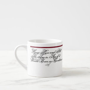Lao-tzu Quote - Tao 90s Style Espresso Cup