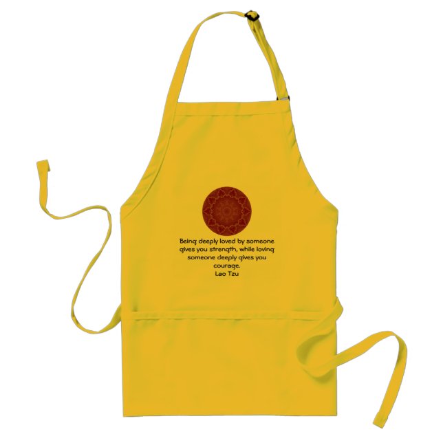 Lao Tzu Wisdom Quotation Saying Standard Apron (Front)