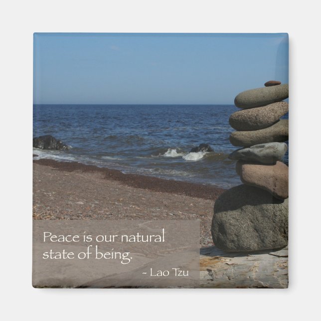 Lao Tzu Words of Wisdom Magnet (Front)