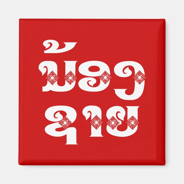 Lao (Young) Brother - ນ້ອງ​ຊາຍ / Nong Sai - Laos Magnet (Front)