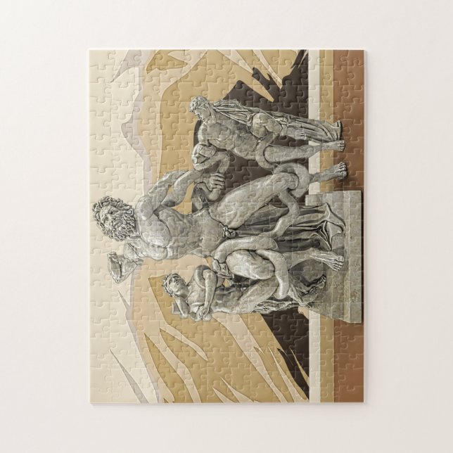 Laocoon and His Sons Ancient Sculpture Jigsaw Puzzle (Vertical)