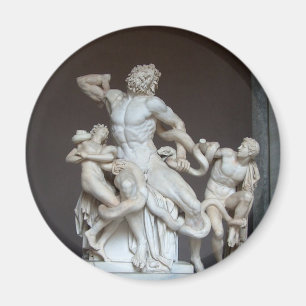 Laocoön and his Sons Statue in the Vatican Museum Magnet