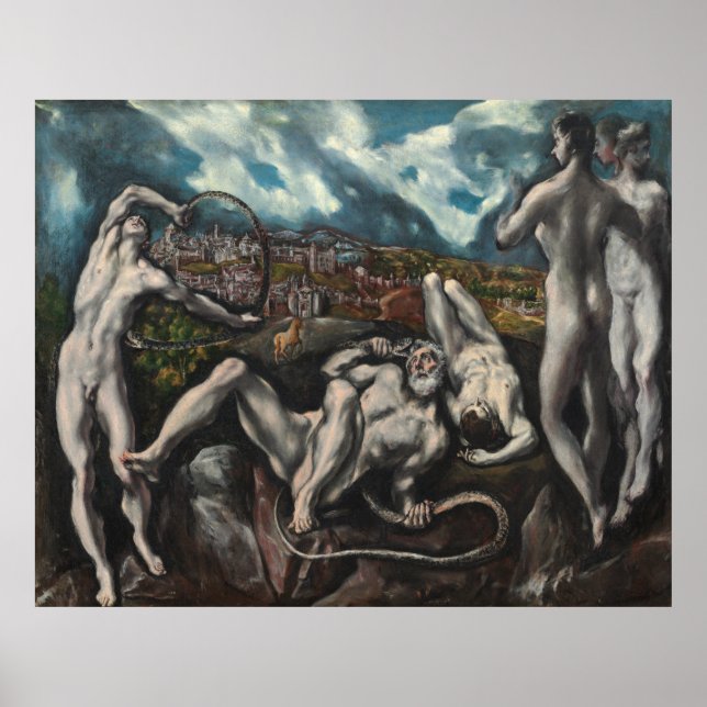 Laocoon by El Greco Poster (Front)
