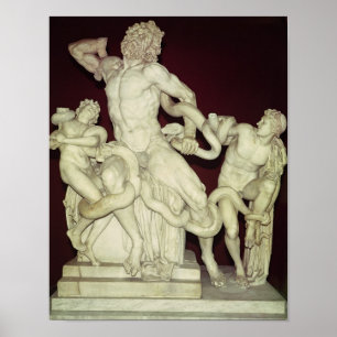 Laocoon, Hellenistic original, 1st century Poster