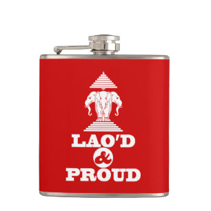 LAO'D & PROUD HIP FLASK