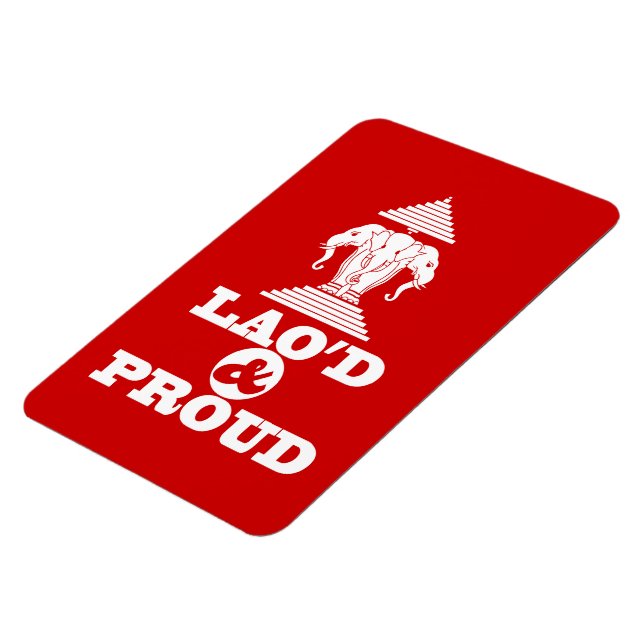 LAO'D & PROUD MAGNET (Left Side)