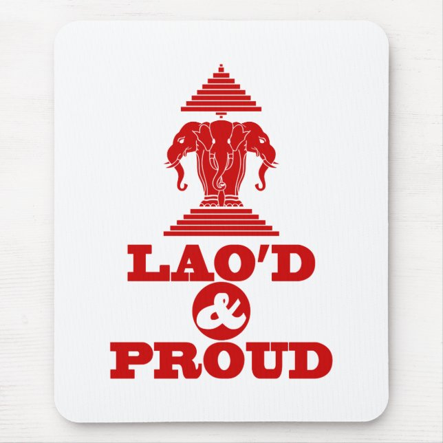 LAO'D & PROUD MOUSE MAT (Front)