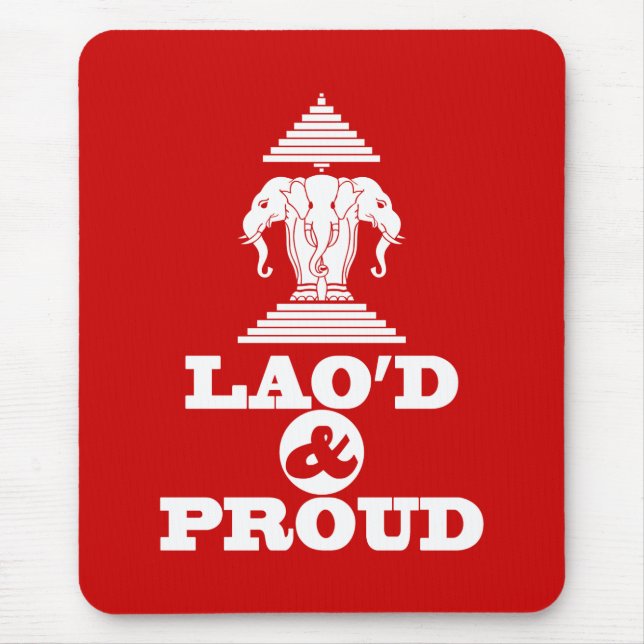 LAO'D & PROUD MOUSE MAT (Front)
