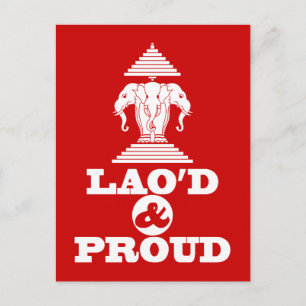 LAO'D & PROUD POSTCARD