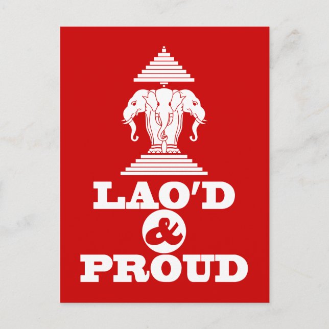 LAO'D & PROUD POSTCARD (Front)