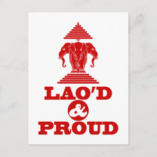 LAO'D & PROUD POSTCARD