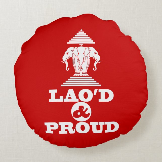 LAO'D & PROUD ROUND CUSHION (Back)