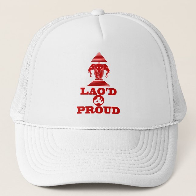LAO'D & PROUD TRUCKER HAT (Front)