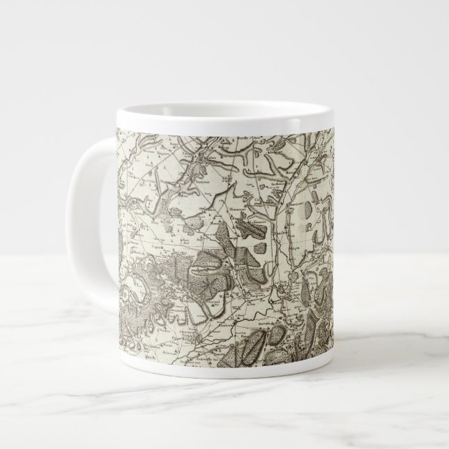 Laon, Noyon Large Coffee Mug (Front Left)
