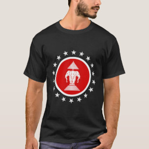 Laos 3 Headed Elephant Erawan Star Hoodie T-Shirt