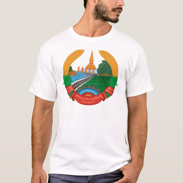 laos emblem T-Shirt (Front)