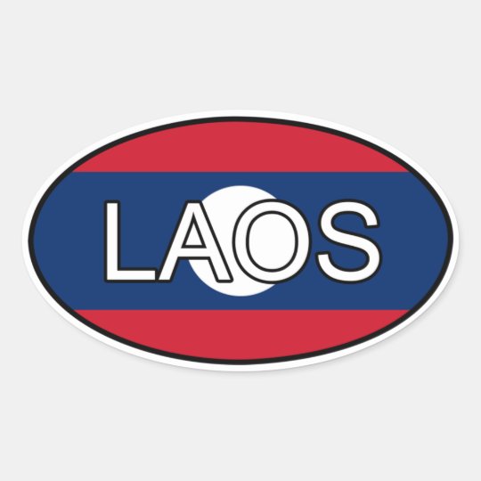 Laos Euro Sticker