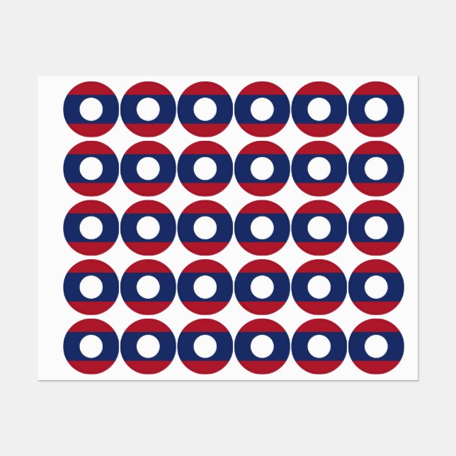 Laos flag (Sheet)