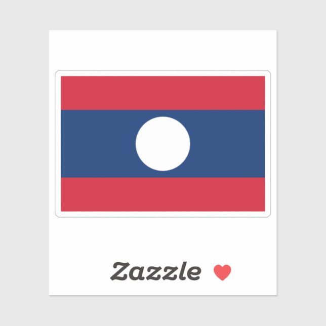 Laos Flag (Sheet)