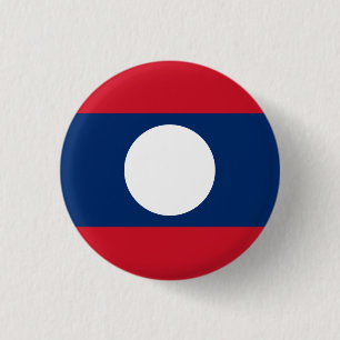 Laos Flag 3 Cm Round Badge