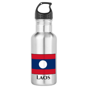 Laos Flag 532 Ml Water Bottle